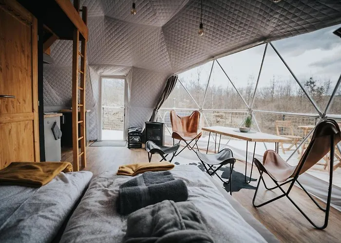 Luxe tent Glampingovy Stan Liska Vrchlabí